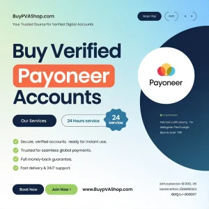buy verified payoneer accounts